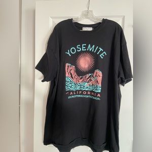 Free People Girl Dangerous, oversized tee dress, L/XL.